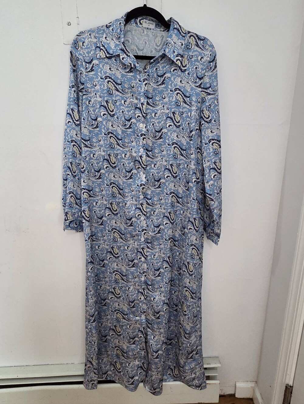 Dress BLANK Paisley Maxi Shirtdress